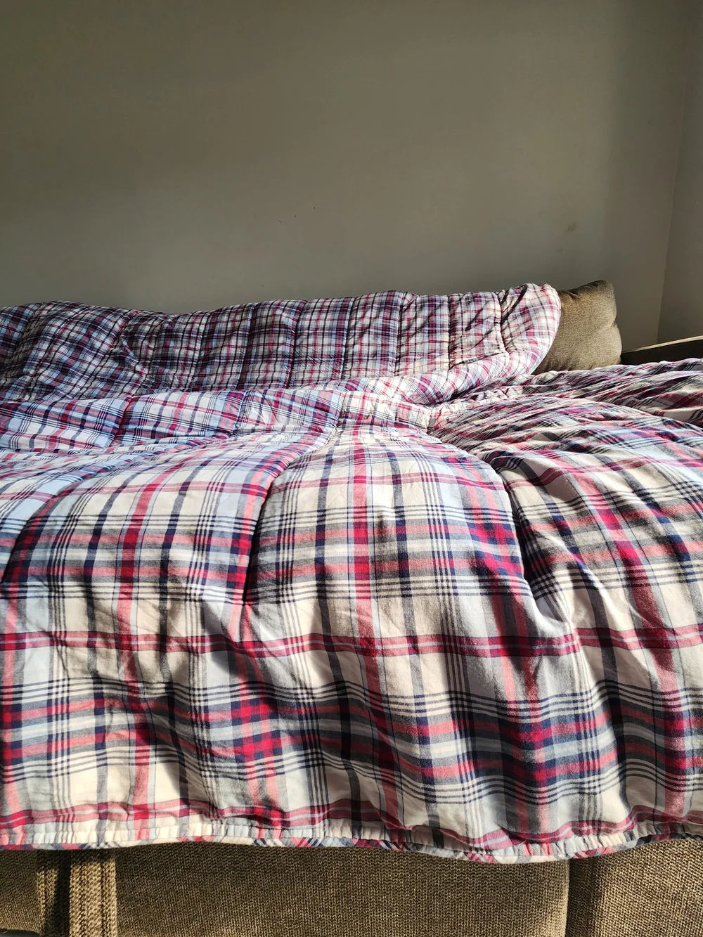 Vtge Ralph Lauren Plaid Cotton Comforter